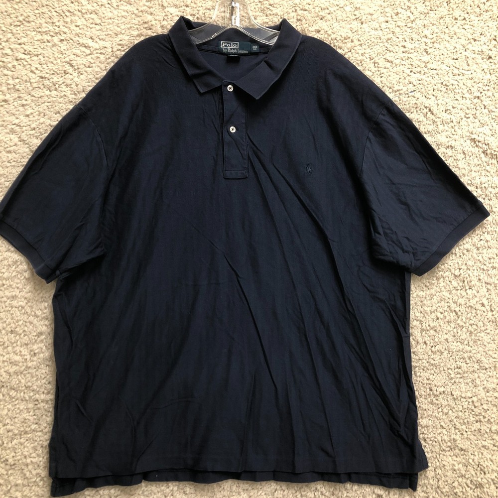 Polo Ralph Lauren Shirt 3XB Adult Big Blue Short Sleeve Performance Golf Mens