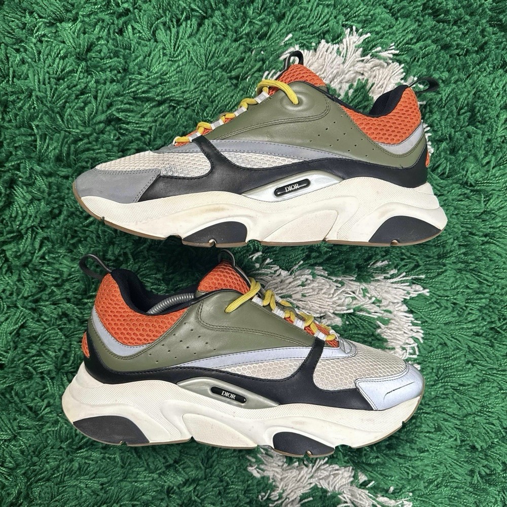 Size 13 - Dior B22 Khaki Orange Olive - Clean (46)