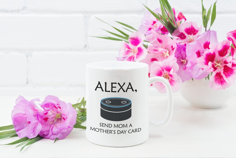 Geeky Mom Coffee Mug Funny Alexa Mother's Day Gift for Awesome Techy Moms
