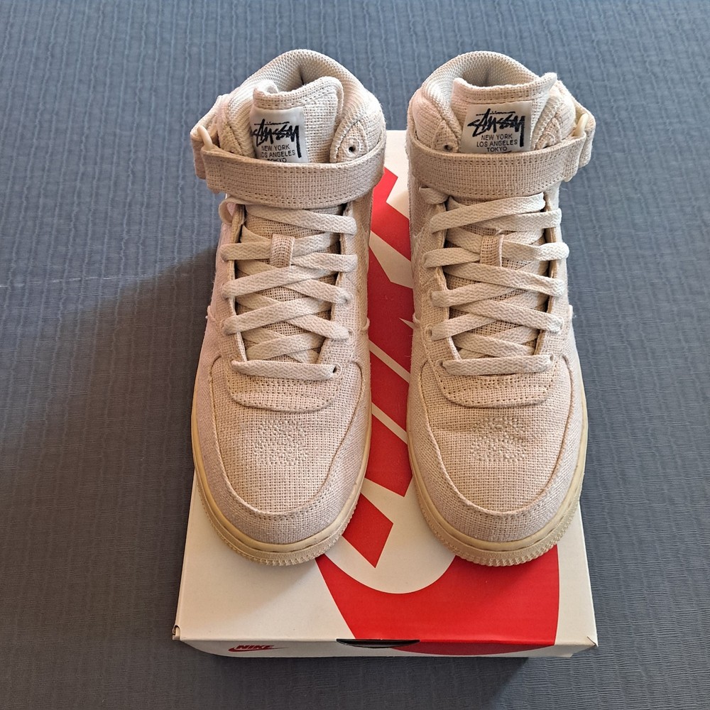 Nike Stussy Air Force 1 '07 MID SP FOSSIL