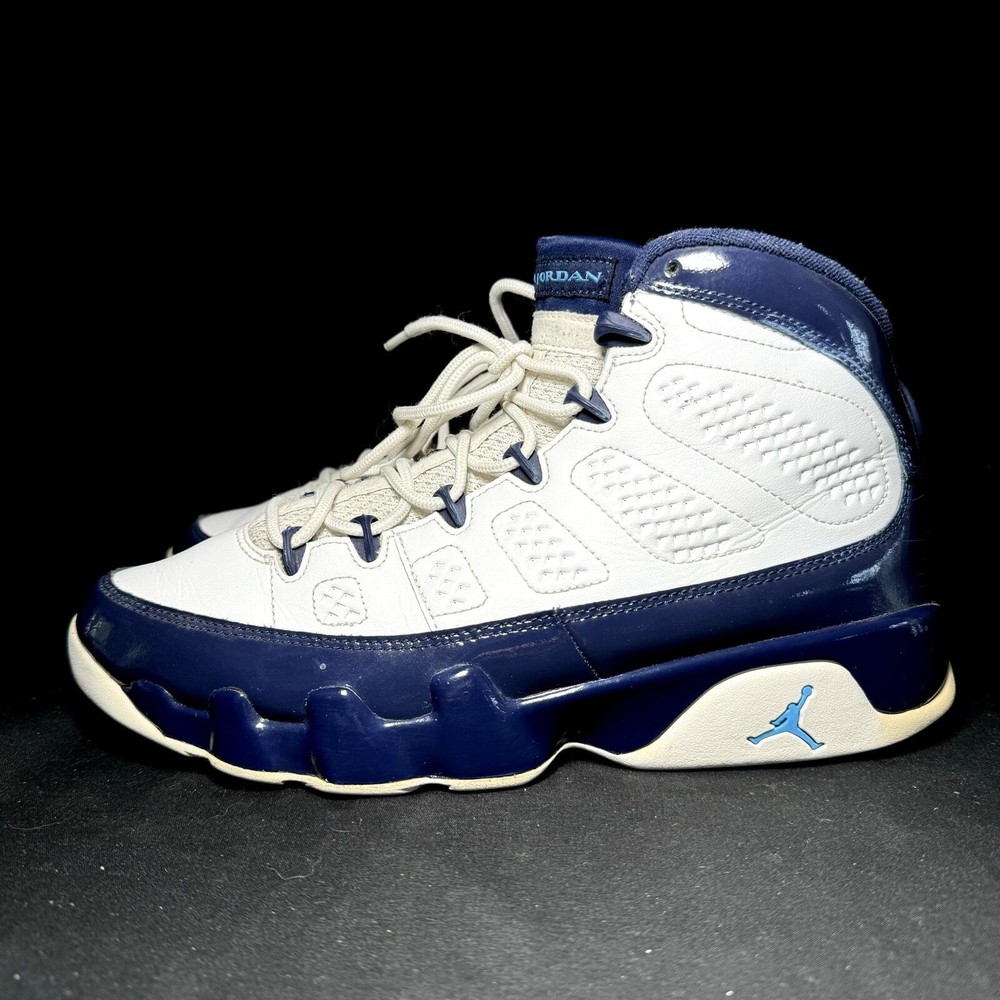 Size 8.5 - Nike Air Jordan 9 Retro UNC Men's Shoes - 302370 145