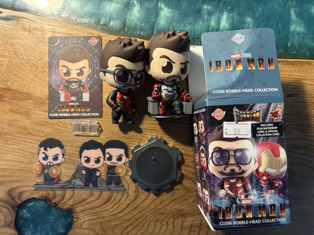 Iron Man Bobblehead Figure Set Cosbaby