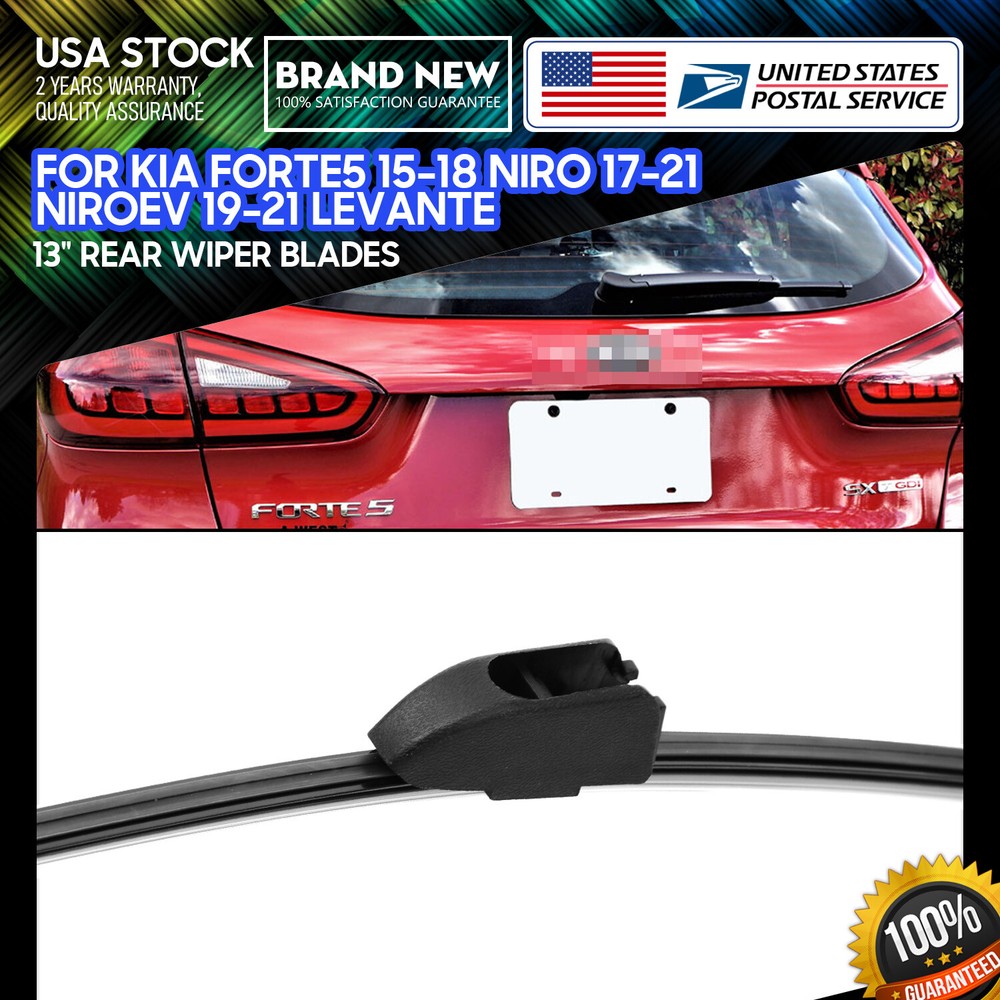 New 13'' OEM Quality Windshield Rear Wiper Blade One Pair All Season 1504319