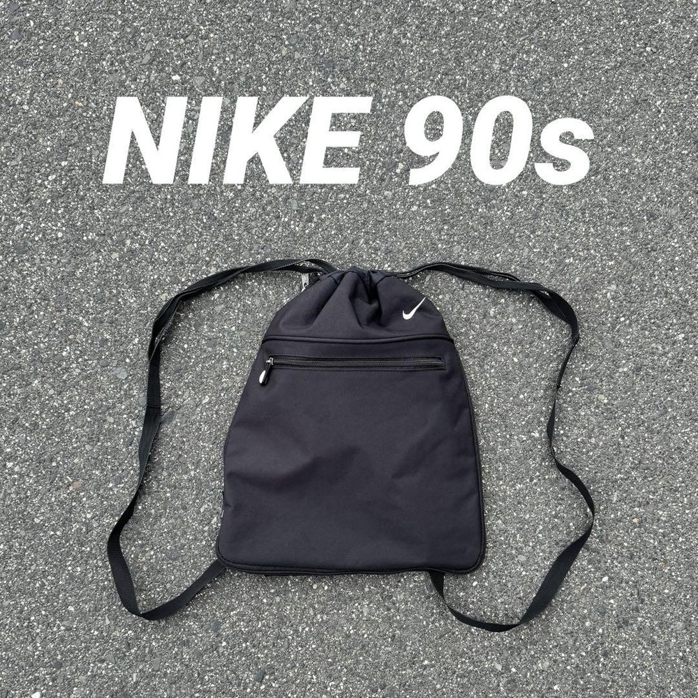 Nike 90s Y2K Archive White Tag Embroidery Sports Knapsack 2-Way