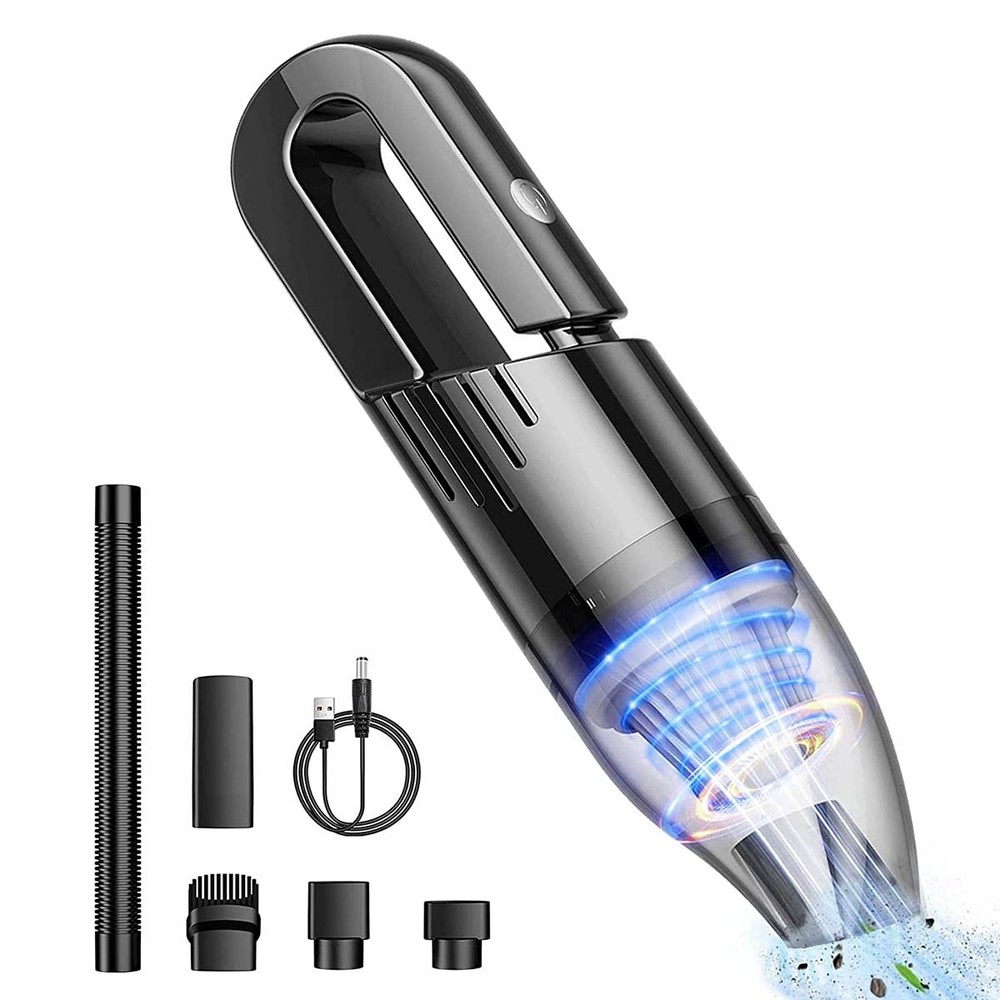 Handheld Car Vacuum Portable Cordless, Dust Buster Rechargeable High Power Su...
