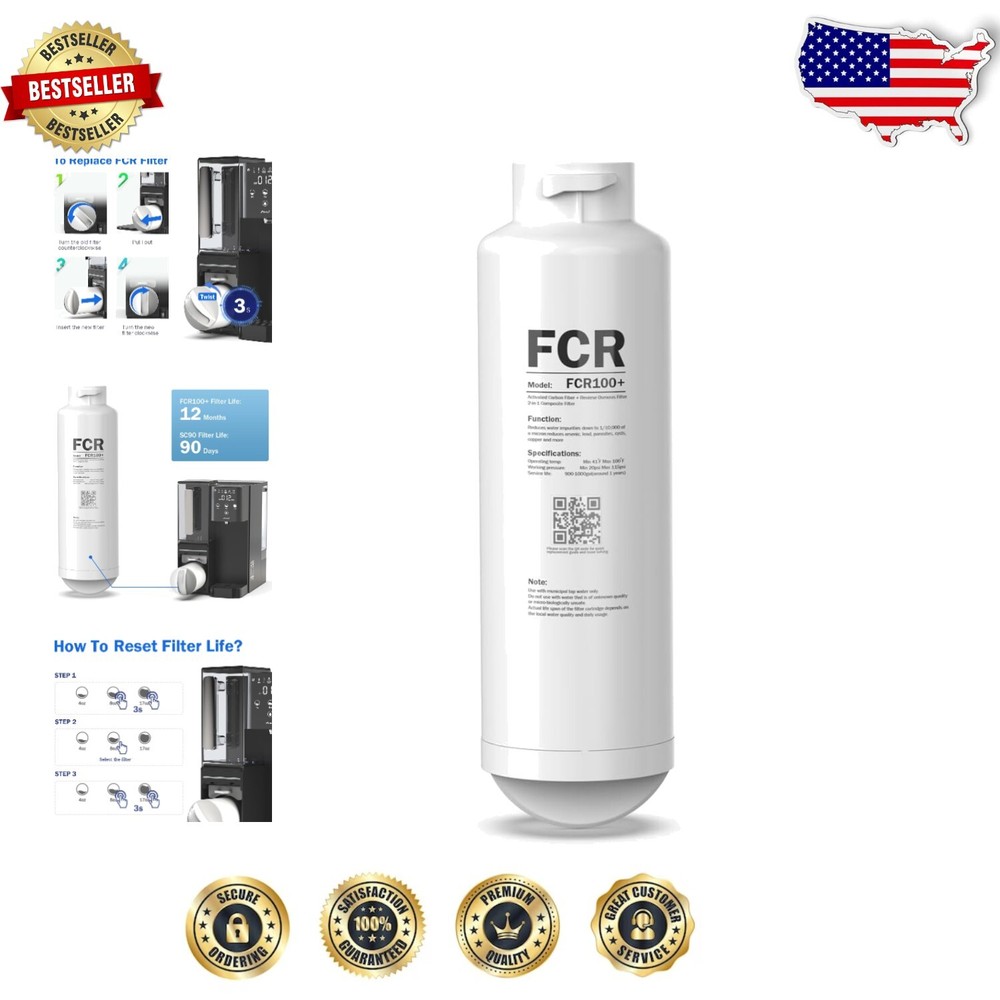 Composite 0.0001 Micron RO Membrane Filter - Cleaner Water for WB99 Systems