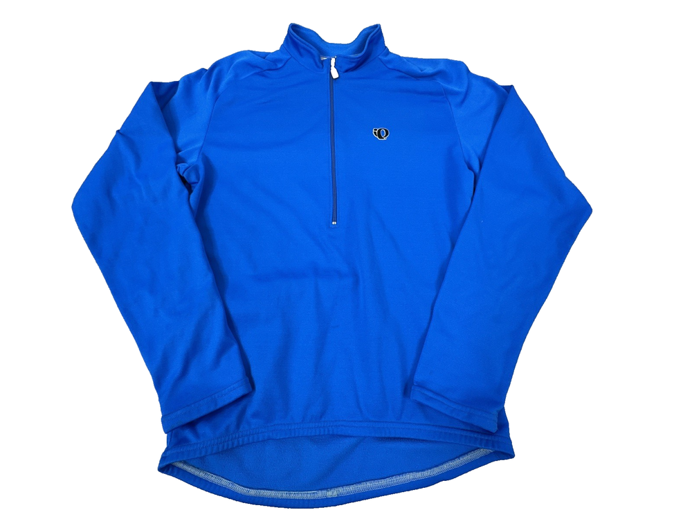 Pearl Izumi Women's 1/4 Zip Pullover Blue Long Sleeve Cycling Jersey Size S/M