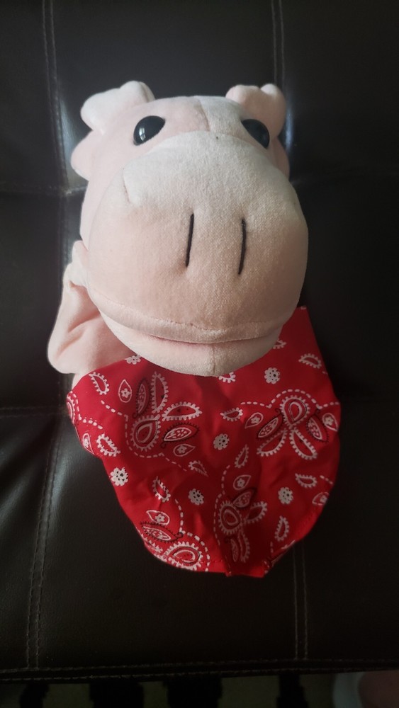 Manhattan Toy Company Barnyard Puppets Cow Hand Puppet New With Tags