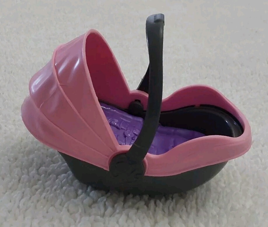 Barbie Skipper Babysitters Pink Purple Gray Baby Carrier Car Seat