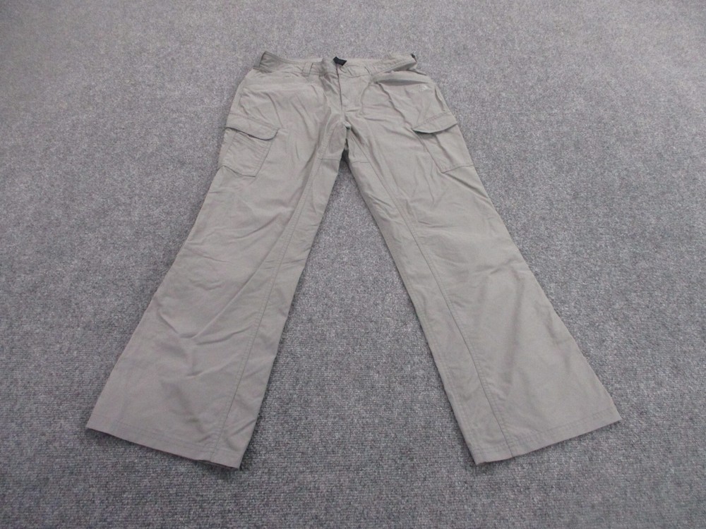 North Face Womens Gray Cargo Pants Size 6 for Hiking Climbing Work