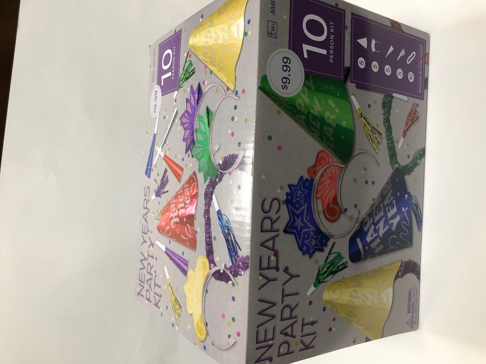 New Years Party Kit, Reusable, Assorted Colors-image