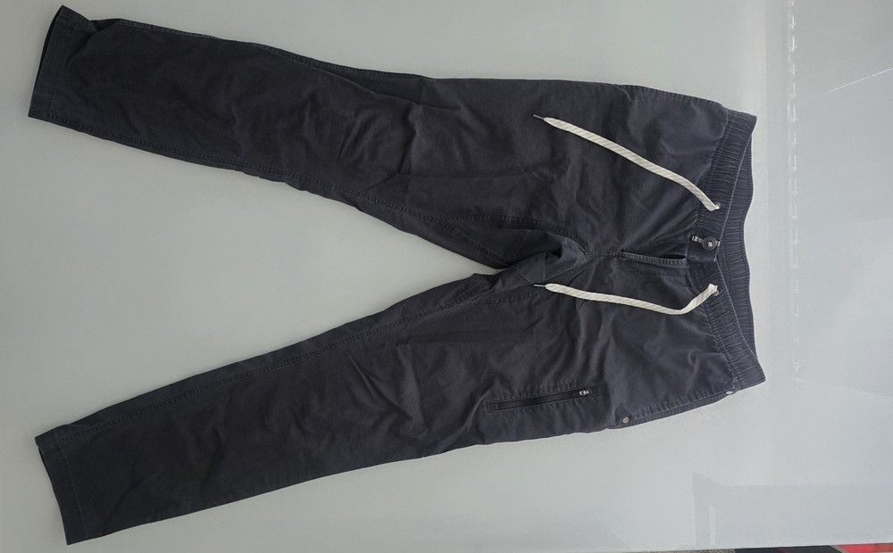 Vuori Mens Pants Size Large Black Ripstop Climber