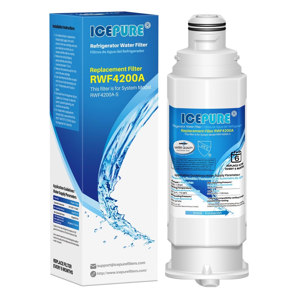 ICEPURE DA97-17376B Refrigerator Water Filter for Samsung DA97-17 Models