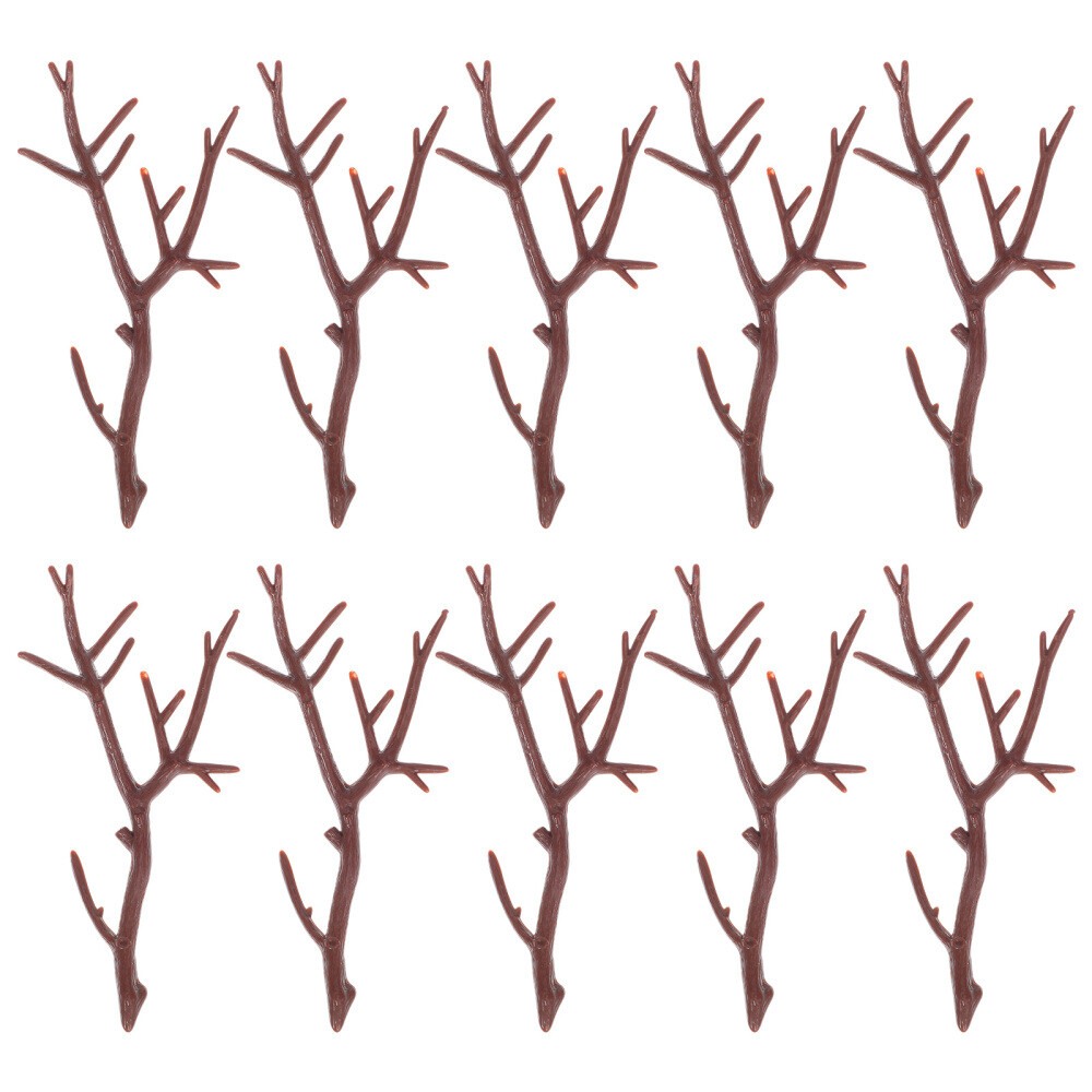 10 Pcs Decorative Plant Twigs Branch Miniature Tree Branches for Crafts