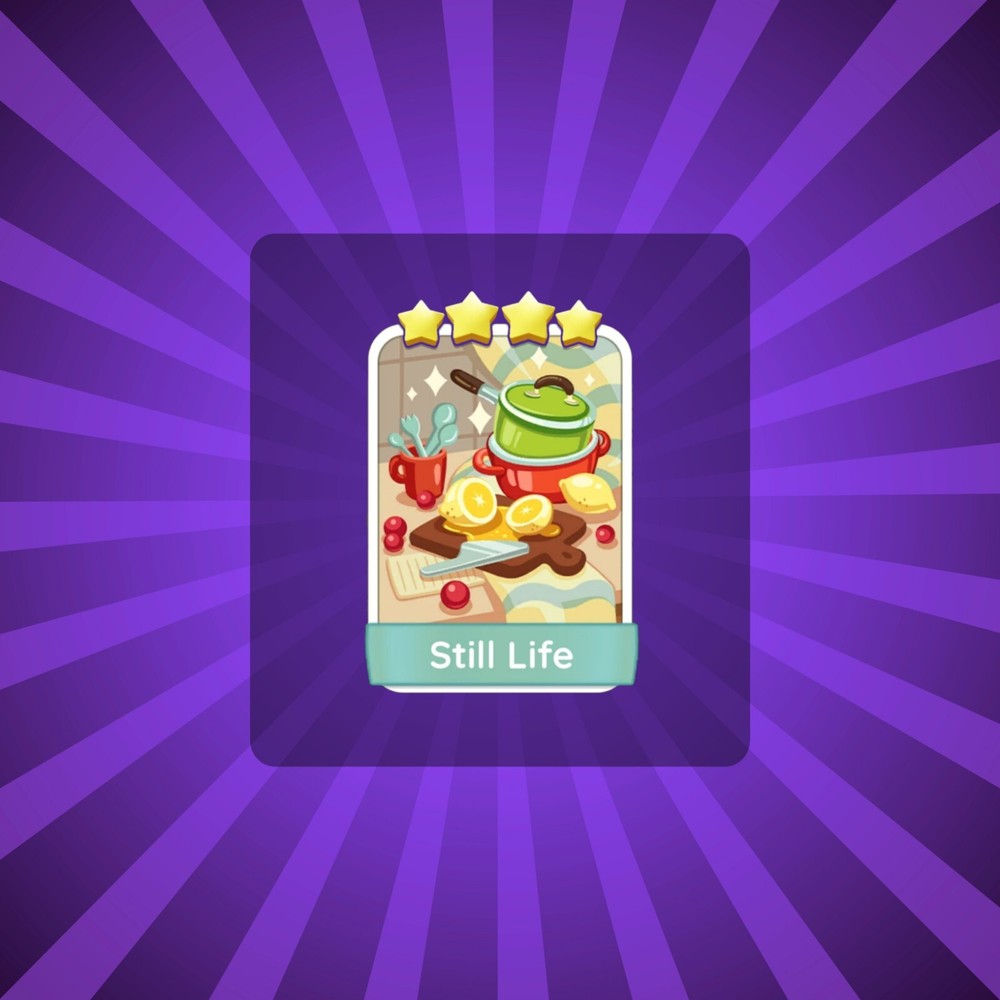 Still Life - Mono Go 4 Stars Sticker ⚡ Artful Tales Album ⚡ Fast Delivery