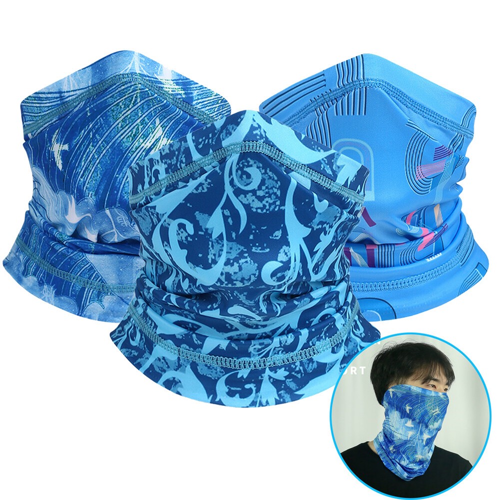 UV Protection Neck Gaiter Scarf for Men & Women - Breathable Cycling Bandana Headwear