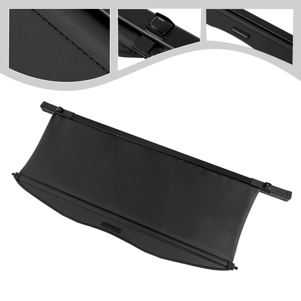 For 2020-22 Toyota Highlander Retractable Security Rear Trunk Cargo Cover Shade