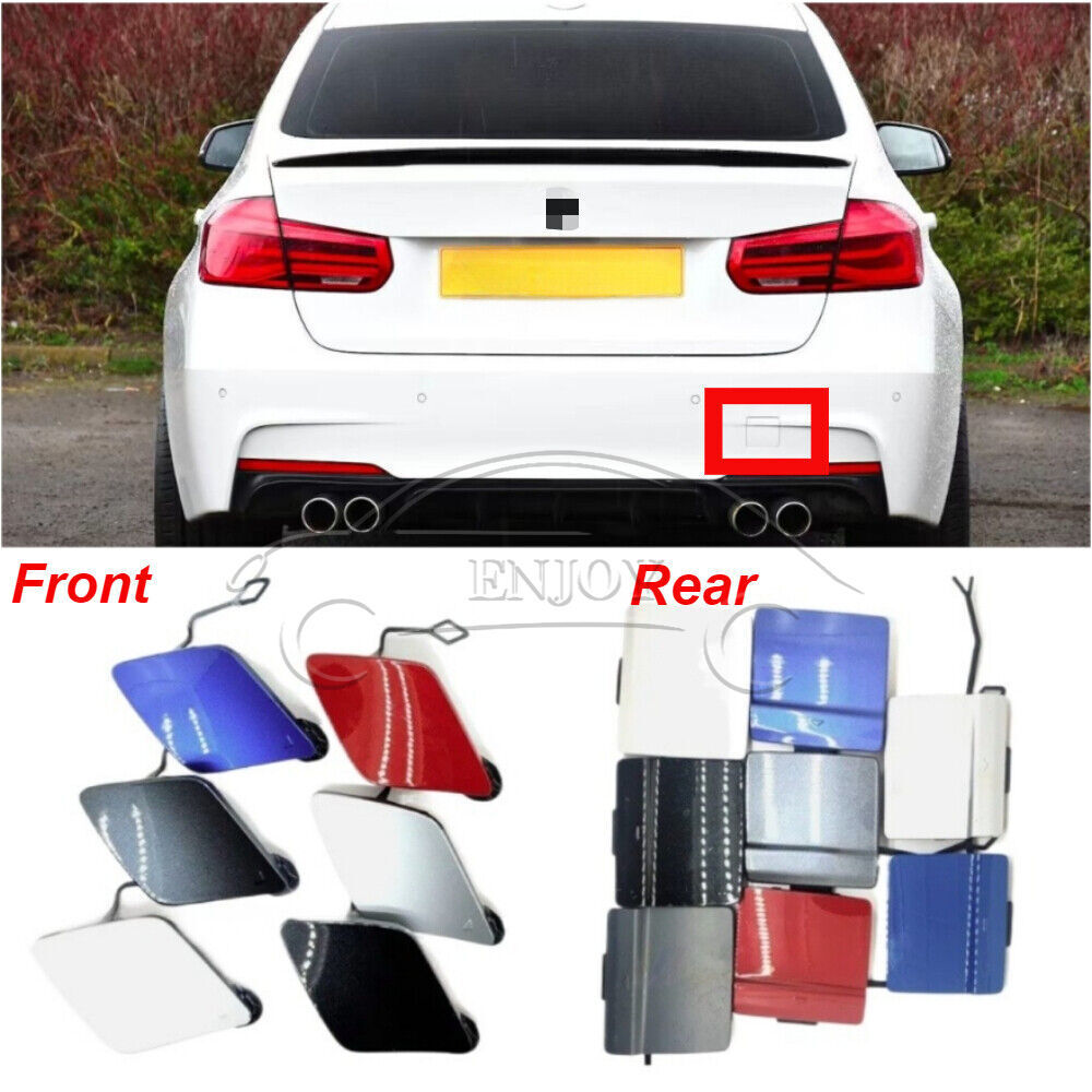 Front Rear Bumper Tow Hook Eye Cover Cap For 2013-2018 BMW 3 Ser F30 M-SPORT