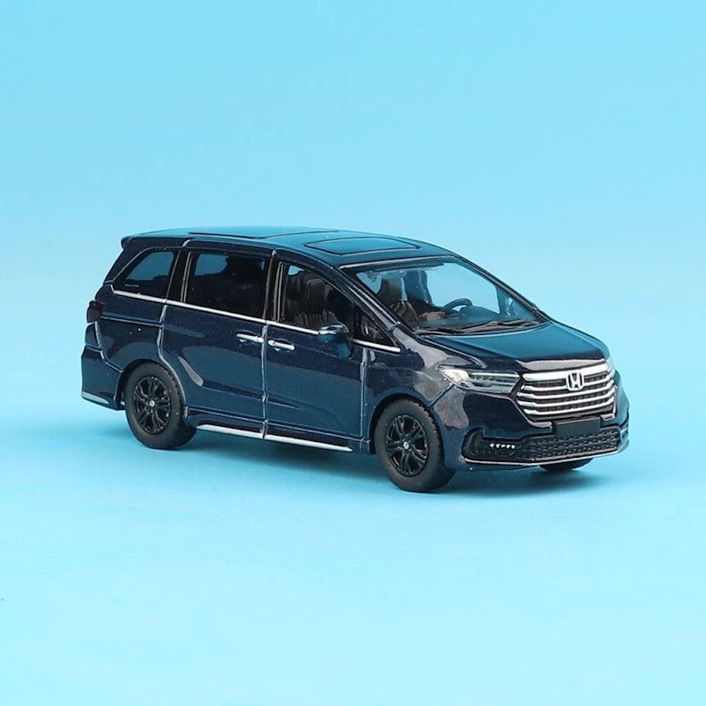BN Masdi 1:64 Blue Odyssey RC3 Mini Van MPV Sports Model Diecast Metal Car