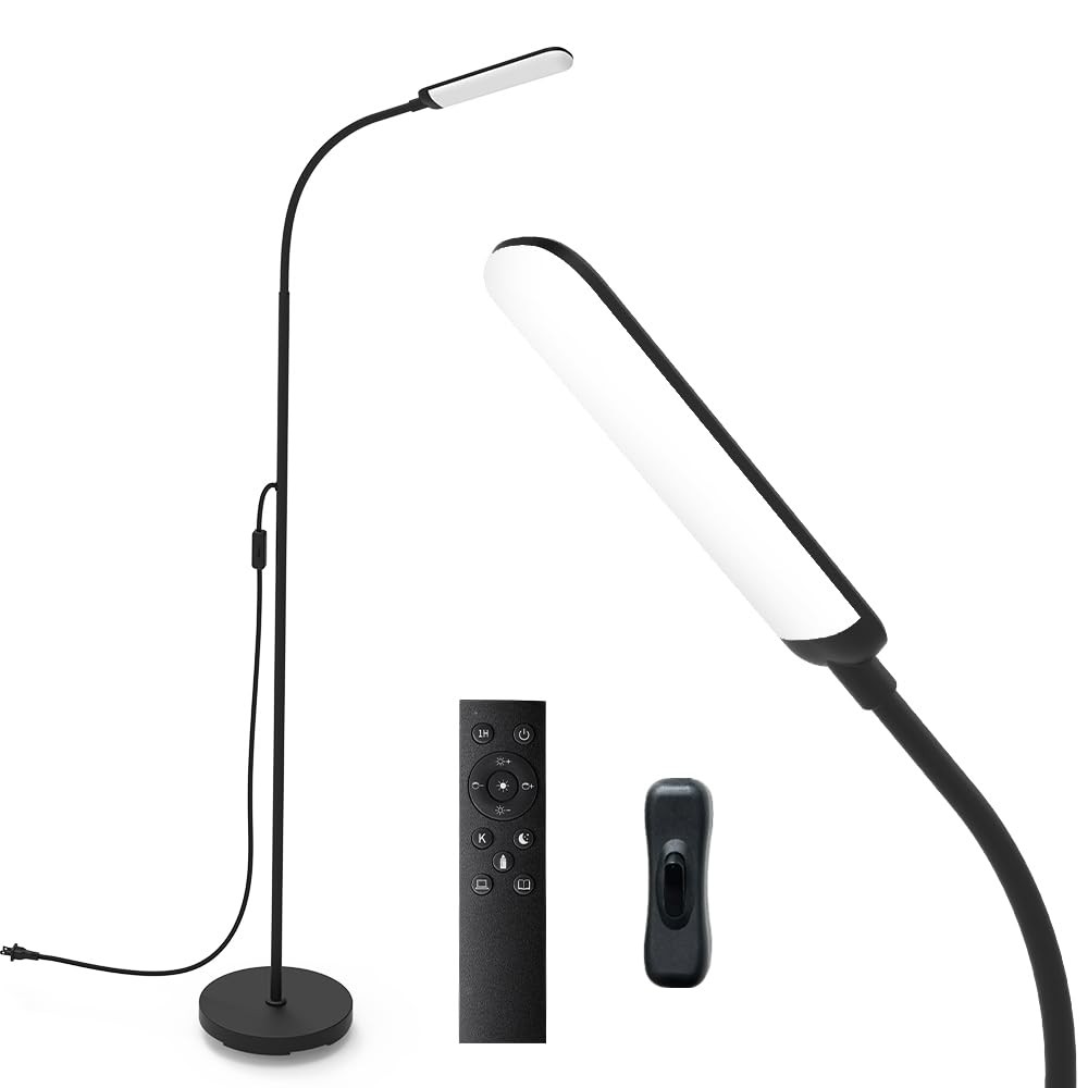 18W 1800LM Dimmable LED Floor Lamp for Living Room Super Bright Lighting
