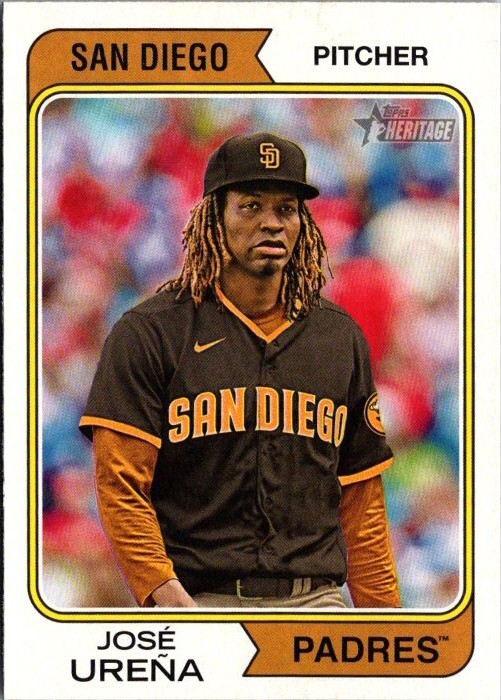 2023 Topps Heritage High Number Jose Urena #642