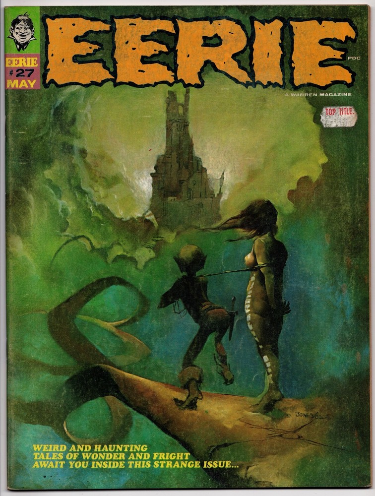 Eerie No 27 May 1970 VFN 7.5 Bronze Age Warren B&W Horror Magazine