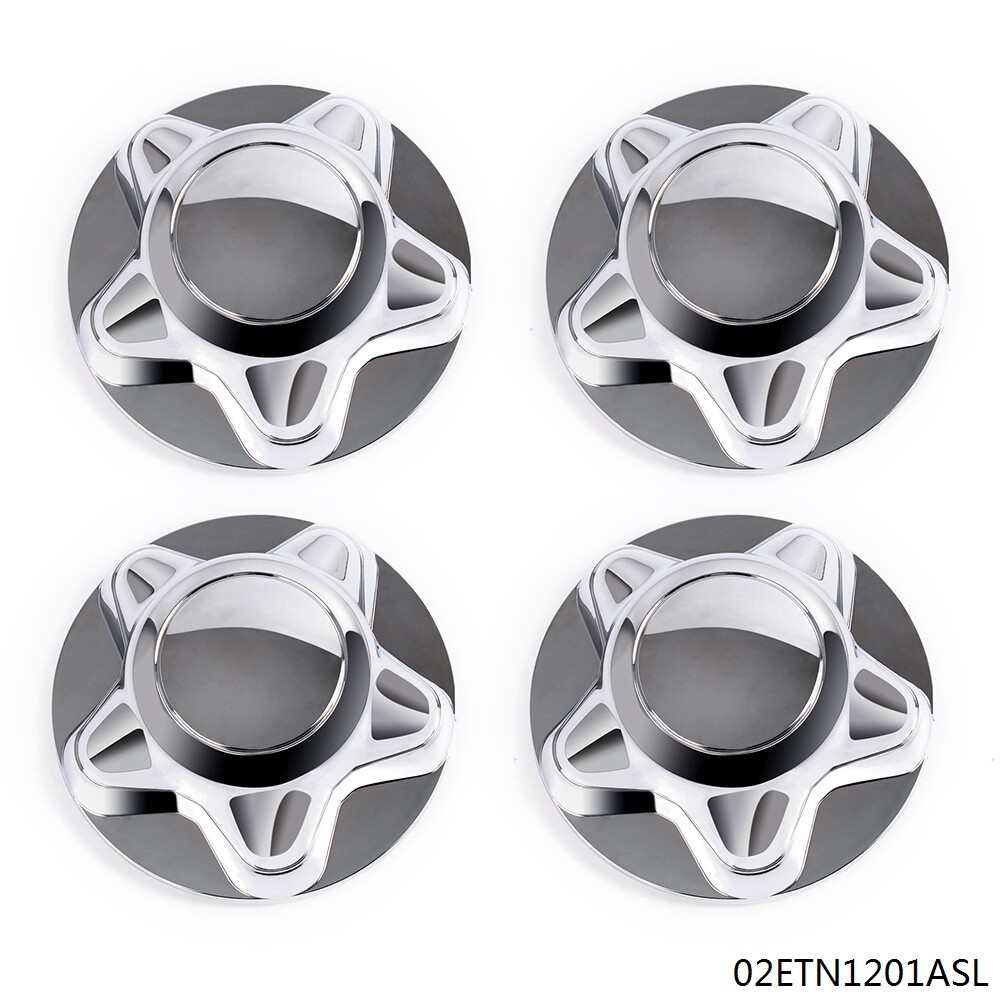 4 PCS Chrome Wheel Hub Cap Hubcap Rim Center Cover Fit For 1997-2003 Ford F150