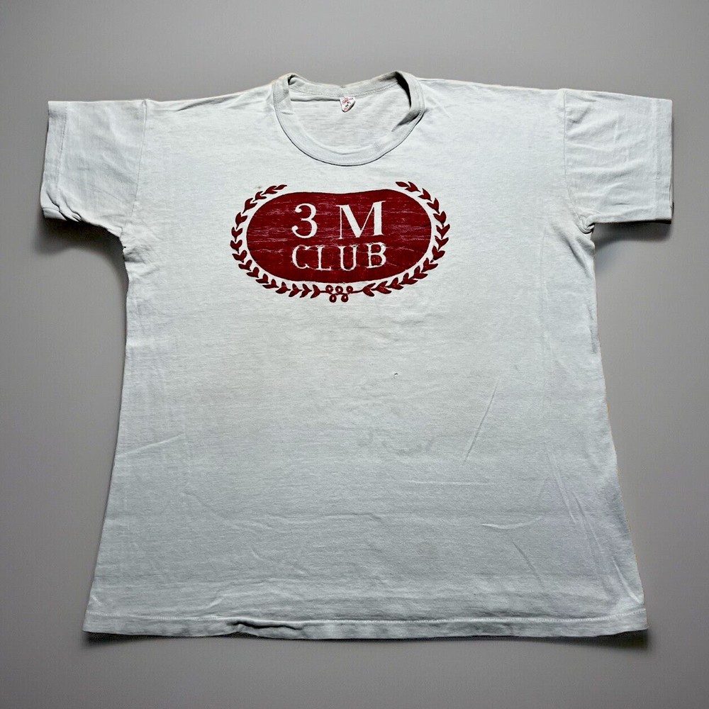 True Vintage 1950s 3M Company Auto Car Club Southern Tag Shirt Size XL 3mers