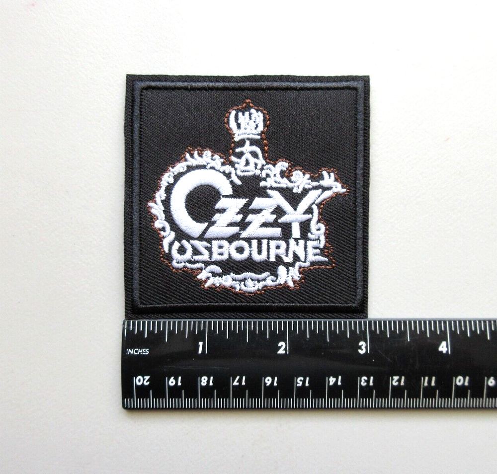 🔥OZZY OZBOURNE HEAVY METAL BAND MUSIC BATTLE VEST EMBROIDERED IRON ON PATCH