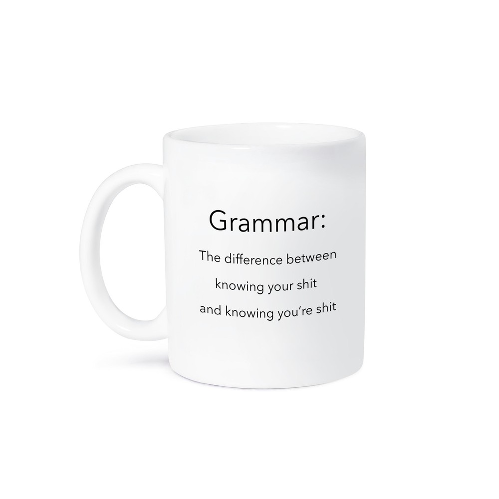 3DRose Grammar Definition Humor Coffee Mug