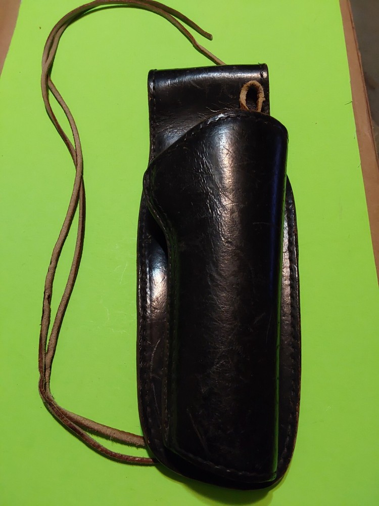 VINTAGE HUNTER #2 FAST ACTION FRONTIER LEATHER HOLSTER RIGHT HAND  BLACK #6F