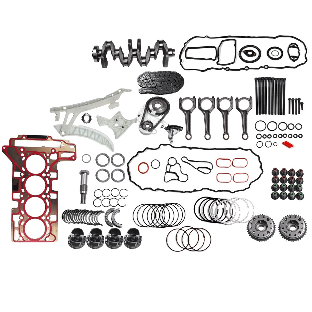 N20B20 2.0L Engine Rebuild Piston Gasket Kits Crankshaft Con Rods Fits BMW 328i