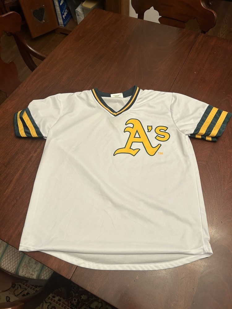 Oakland A’s Athletics Jersey 1972 Retro Adult Medium White SGA New