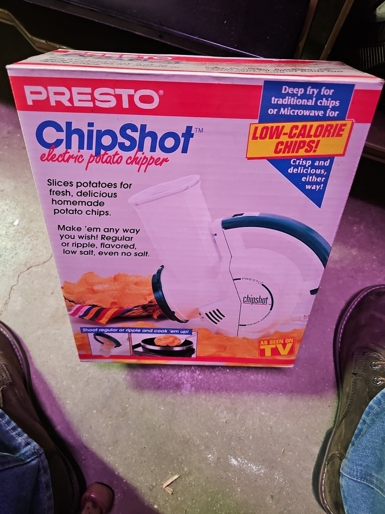Presto Chipshot Electric Potato Chipper New In Box Brand New Never Opened