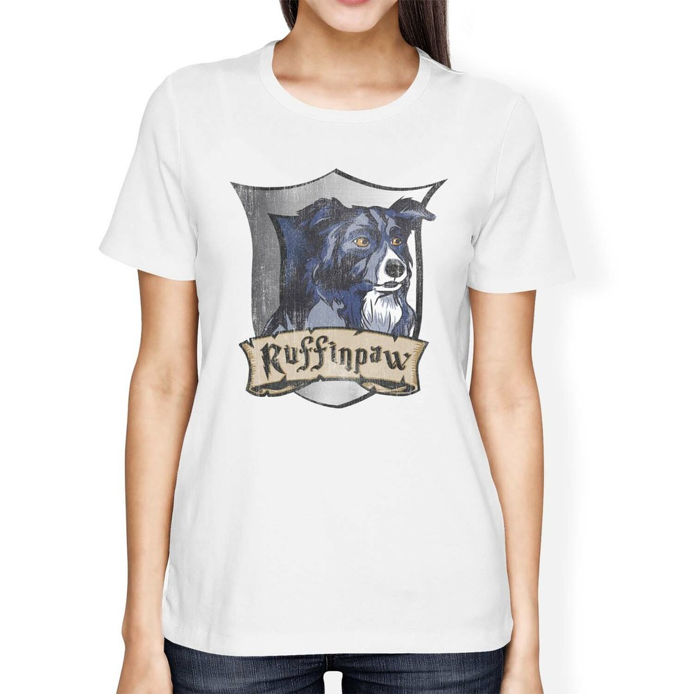 1Tee Womens Loose Fit Ruffinpaw Hogwarts T-Shirt