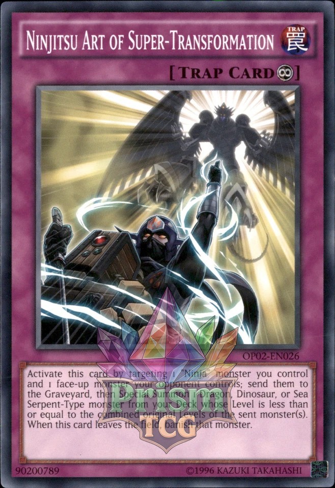 Ninjitsu Art of Super-Transformation OP02-EN026 Yugioh Card  
