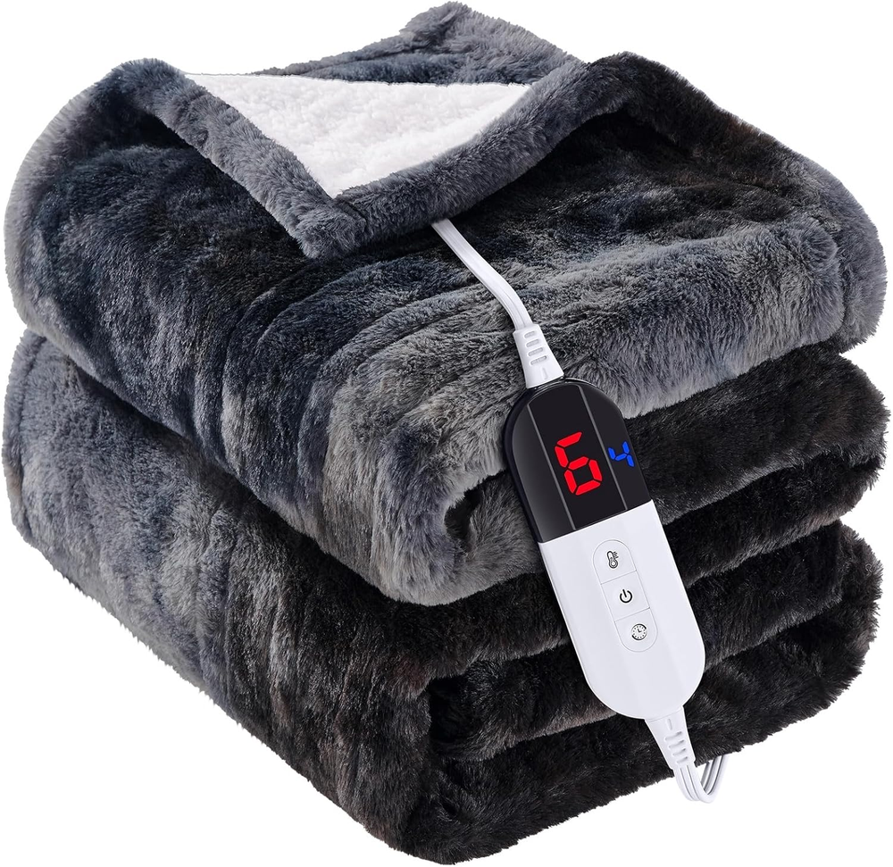 Electric Heated Blanket Throw 50