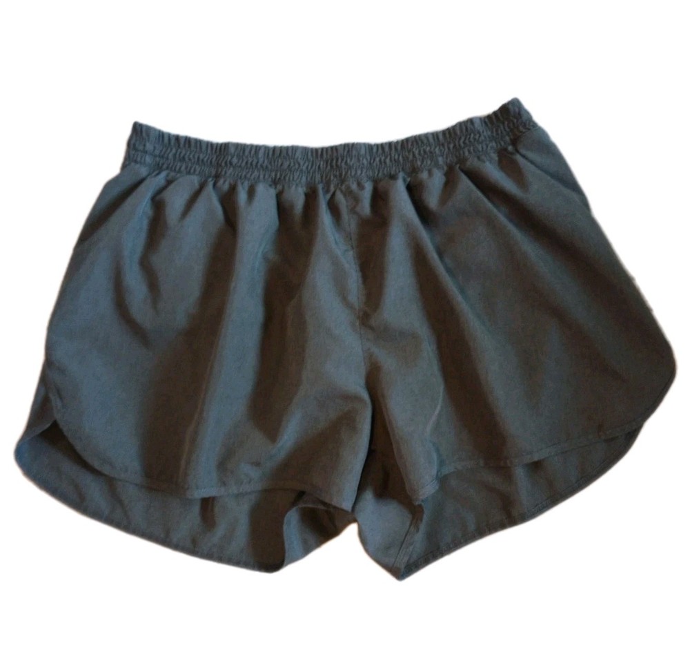 Women's Lined Charcoal Gray Dip Shorts with Pocket for Gym & Running