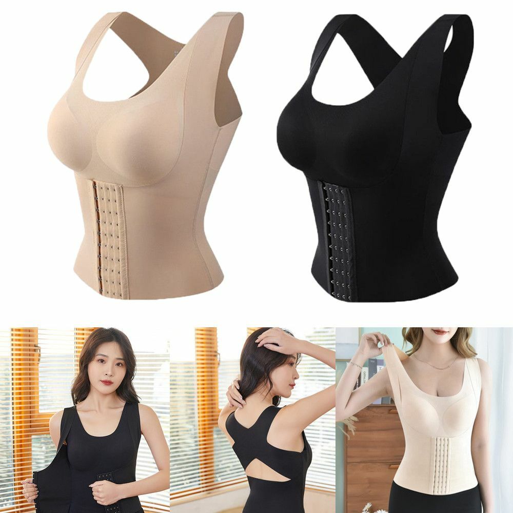 Slimming Padded Camisole Posture Corrector Corset Bra Top for Women