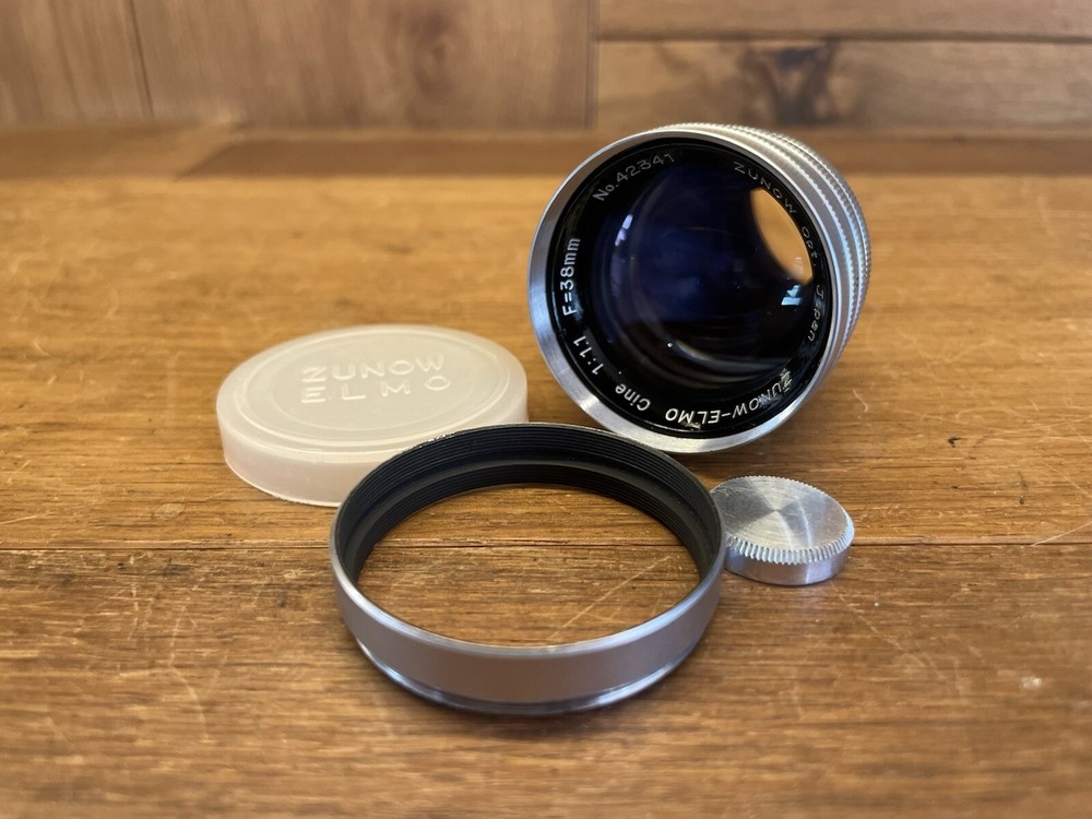 *Mint* Zunow Opt. Zunow ELMO Cine 38mm F/1.1 Lens D Mount From Japan