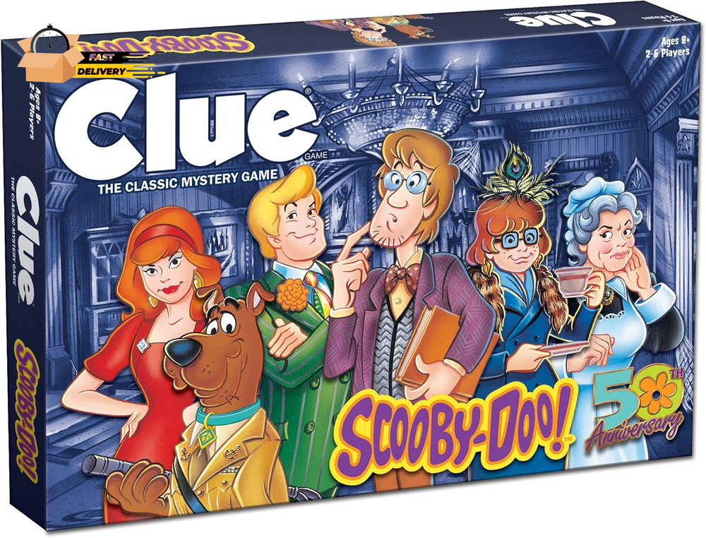Scooby-Doo CLUE Mystery Board Game - Official Merchandise