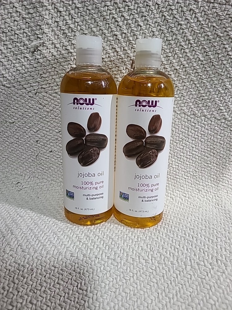 NOW Foods - NOW Solutions Moisturizing Jojoba Oil - 16 fl. oz.  X2