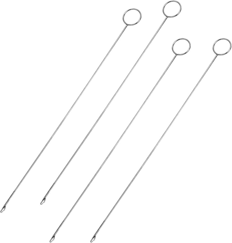 4-Piece Sewing Needle Hook Set for DIY Fabric Tube Strips