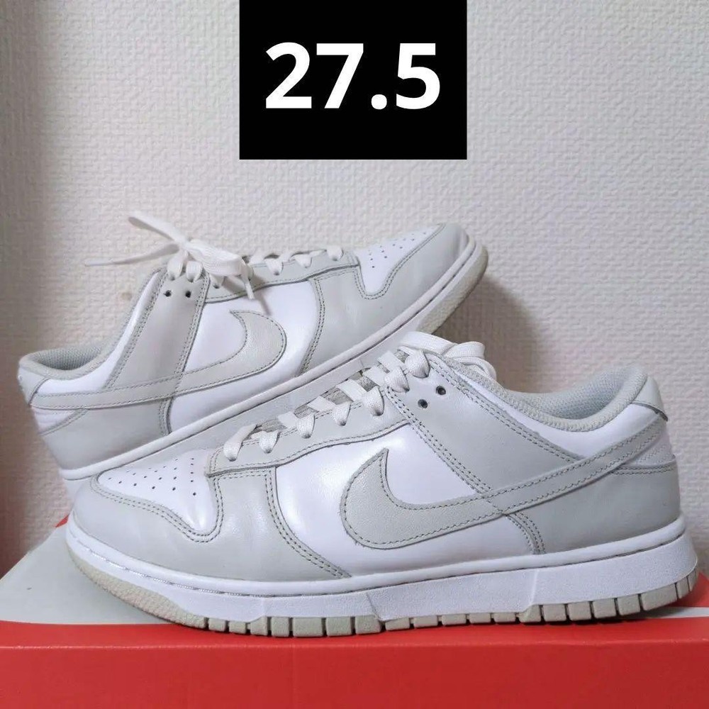 Nike Dunk Low Photon Dust Men's US 9 Sneakers Pre-Owned with Original Box