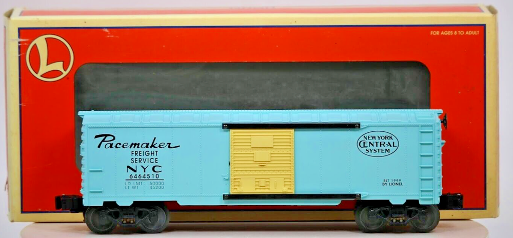 NYC Pacemaker Boxcar O Gauge 1:48 Scale by Lionel 6-29235 New in Box  
