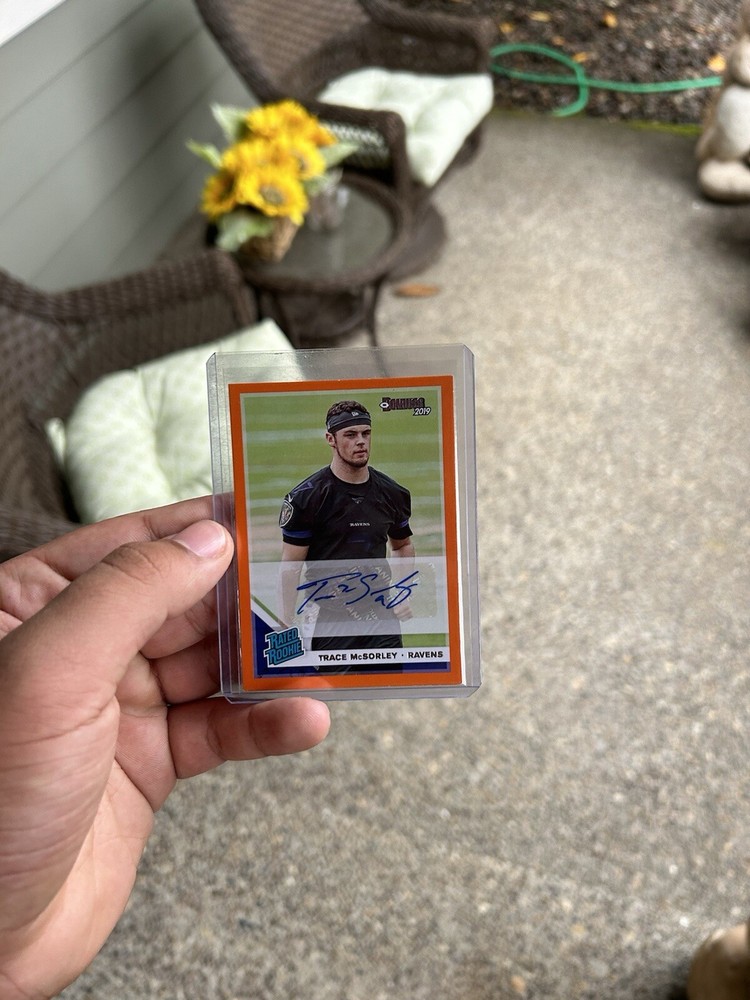 Trace McSorley 2019 Panini-Donruss Rated Rookie Auto