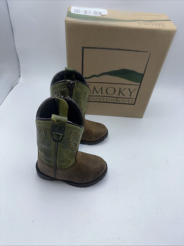 SMOKY MOUNTAIN BOOTS Kids' Unisex Toddler Hopalong Western Boots, Size 4