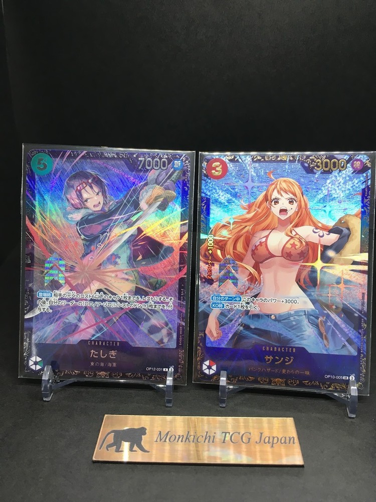 One Piece Card Game Sanji & Tashigi OP10-005 SR Flagship Japanese Nami Promo TCG