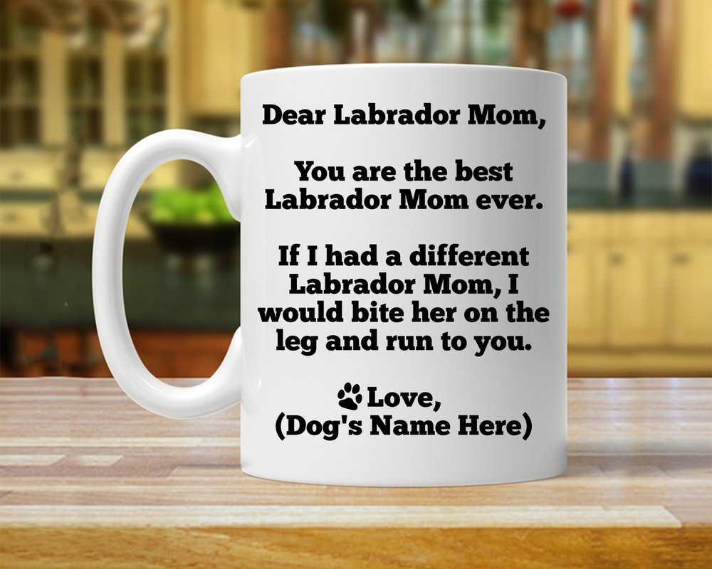 Labrador Mom Personalized Labrador Gift Labrador Gift For Her Custom Labrador