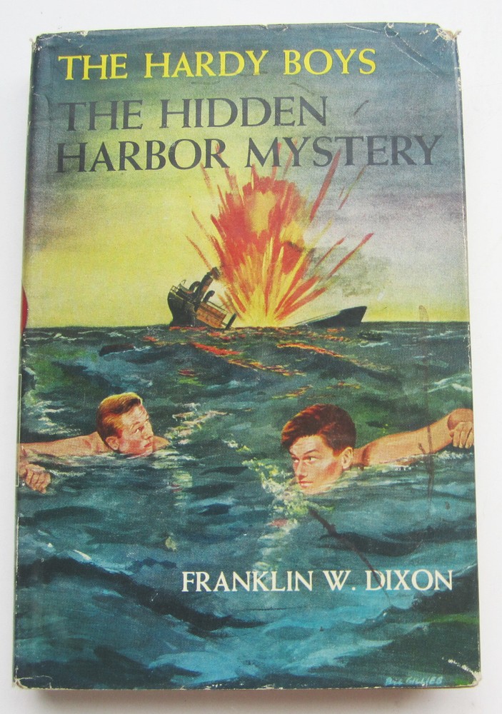 1959 Hardy Boys HIDDEN HARBOR MYSTERY Hardcover WITH DUST JACKET #14 Book